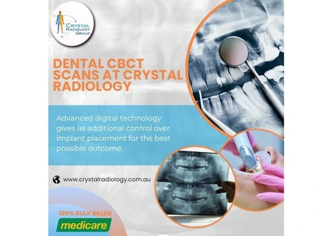 Dental CBCT scan at Crystal Radiology. (02) 8315 8292