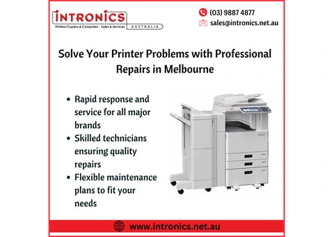 Solve Your Printer Problems with Professional Repairs in Melbourne