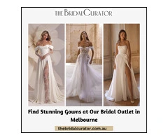 Find Stunning Gowns at Our Bridal Outlet in Melbourne