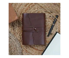 Buy Linen Connection Premium Leather Journal
