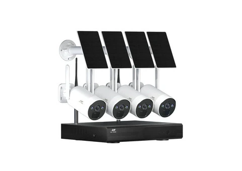 UL-tech Wireless Solar CCTV Security Cameras 4MP 8CH NVR