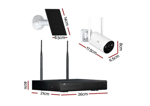 UL-tech Wireless Solar CCTV Security Cameras 4MP 8CH NVR - 2/2