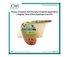 Flavour Creations Nutritionally Complete Apple Berry 1 Slightly Thick 175ml Dysphagia Cup RTD
