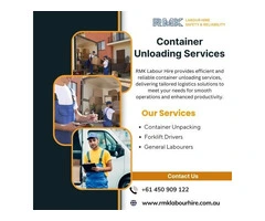 Container Unloading Services in Melbourne