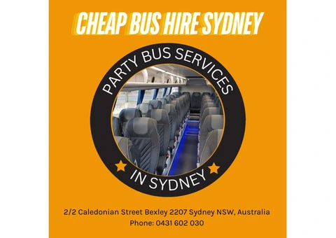 Experience Luxury on Wheels: Party Bus Sydney Adventures