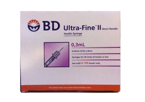 BD Insulin Syringe 31G X 8mm 0.3ml  - Joya Medical Supplies