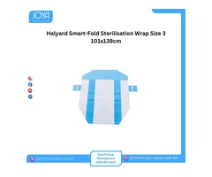 Halyard Smart-Fold Sterilisation Wrap Size 3 101cmx139cm | Australia