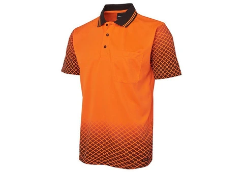Mens Hi Vis Net Sub Polo