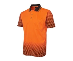 Mens Hi Vis Net Sub Polo