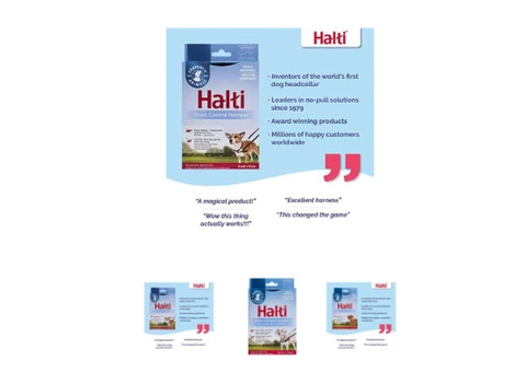 Halti - Front Control Harness - Red and Black