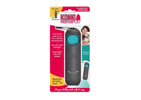 KONG HandiPOD Flashlight & Dog Poop Bag Dispenser