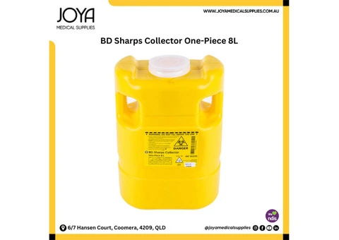 BD Sharps Collector One-Piece 8L -  Joya Medical Supplies