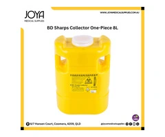 BD Sharps Collector One-Piece 8L -  Joya Medical Supplies