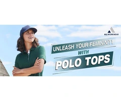 know how to unleash your femininity with our polos