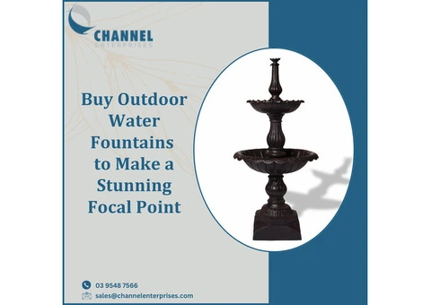 Buy Outdoor Water Fountains to Make a Stunning Focal Point