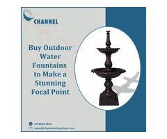 Buy Outdoor Water Fountains to Make a Stunning Focal Point
