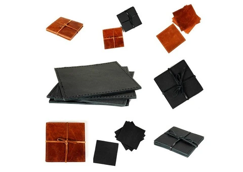 Durable Leather Coasters for Daily Use