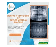Dental X-rays OPG at Butler Medical Imaging. (08) 9544 3999