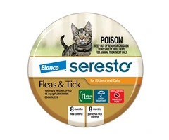Seresto Flea Collar for Kittens & Cats (Orange)