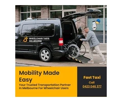 Book A Melbourne Wheelchair Taxi - Taxi Services For Disabled