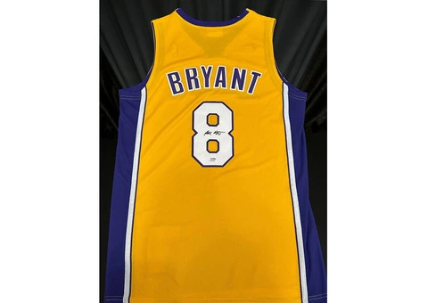 Autographed Yellow Jersey Kobe Bryant Hand Signed PSA/DNA Authentication