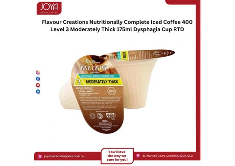 Flavour Creations Nutritionally Complete Iced Coffee 400 Level 3 Moderately Thick 175ml