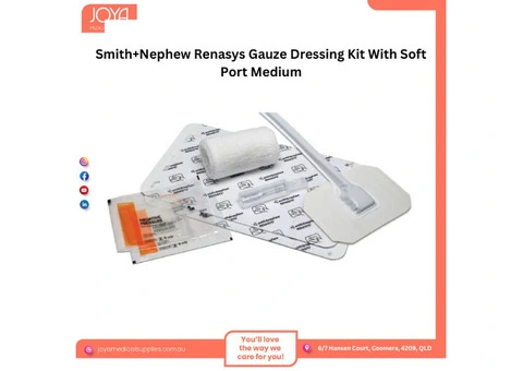 Smith+Nephew Renasys Gauze Dressing Kit With Soft Port Medium - Australia