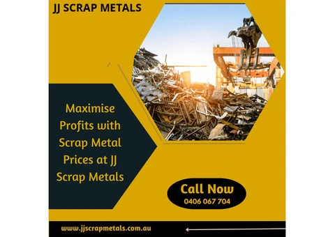 Maximise Profits with Scrap Metal Prices at JJ Scrap Metals