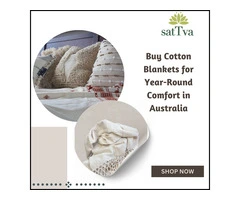 Buy Cotton Blankets for Year-Round Comfort in Australia
