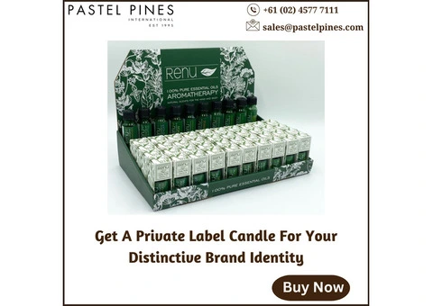 Get A Private Label Candle For Your Distinctive Brand Identity