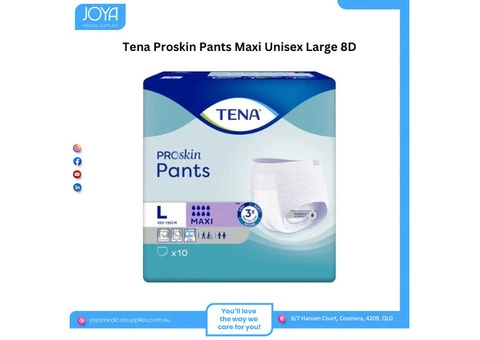 Tena Proskin Pants Maxi Unisex Large 8D - Joya Medical Supplies