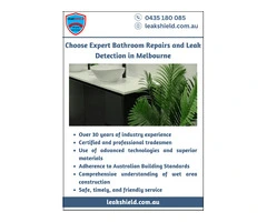 Choose Expert Bathroom Repairs and Leak Detection in Melbourne