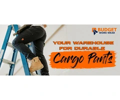 Get the durable cargo pants for your warehouse