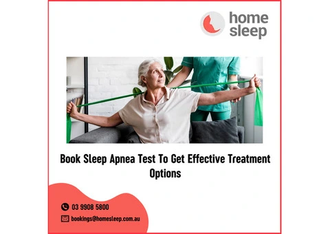 Book Sleep Apnea Test To Get Effective Treatment Options