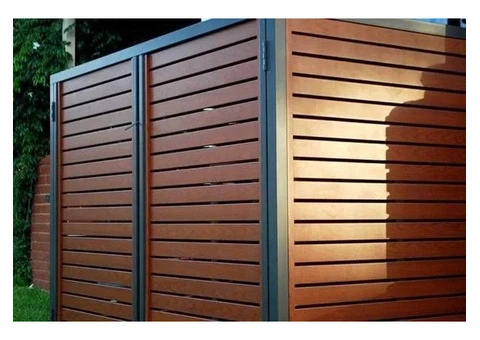 "Modern Living Redefined: Sleek & Secure Aluminum Slat Fencing and Gates"