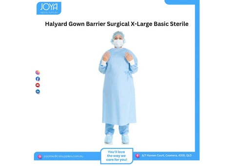 Halyard Gown Barrier Surgical X-Large Basic Sterile - Australia