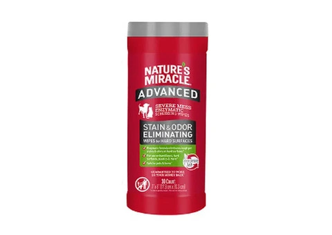 Nature's Miracle Advanced Stain & Odor Eliminating Wipes for Dogs & Cats