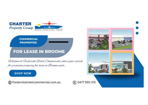 Commercial Properties for Lease in Broome | Frederick Street Commercial