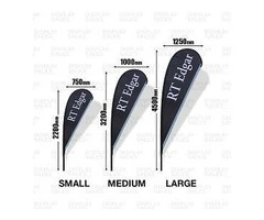 3m Teardrop Banner – Stand Out with Bold, Professional Signage