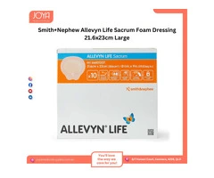 Smith+Nephew Allevyn Life Sacrum Foam Dressing 21.6x23cm Large - Joya Medical Supplies
