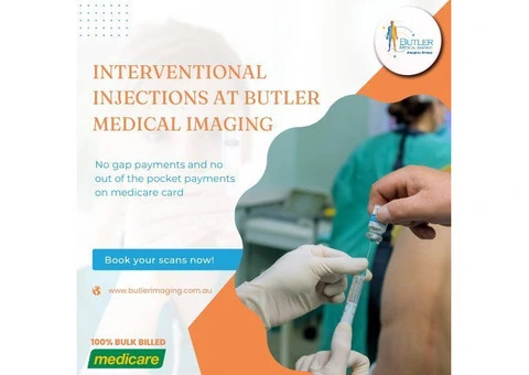 Interventional injections Services at Butler Medical Imaging. (08) 9544 3999