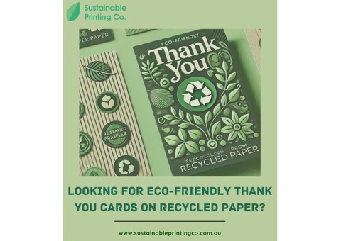 Looking for Eco-Friendly Thank You Cards on Recycled Paper?