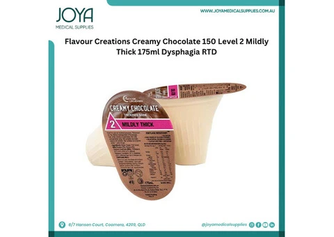 Flavour Creations Creamy Chocolate 150 Level 2 Mildly Thick 175ml Dysphagia RTD