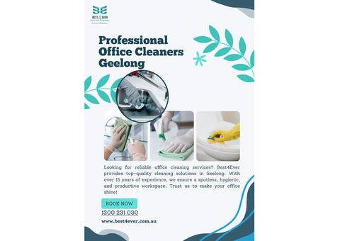 Professional Office Cleaning Services in Geelong for a Spotless Workplace