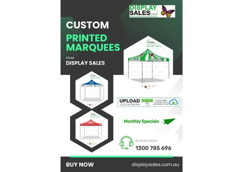Custom Printed Marquees in Moorabbin, Victoria | Display Sales