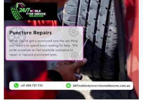 Mobile Tyre Puncture Repair Service in Melbourne CBD