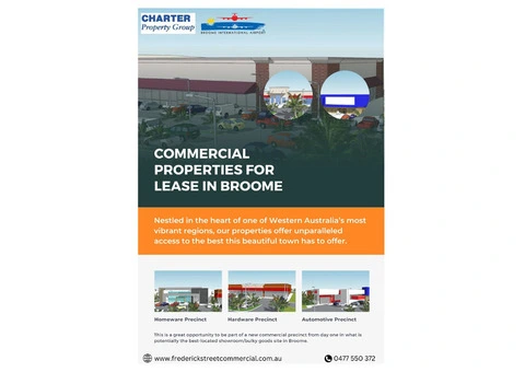 Commercial Properties for Lease in Broome | Frederick Street Commercial