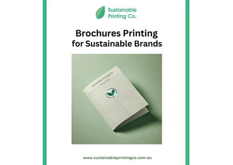 High-Quality Brochures Printing Services for Sustainable Brands