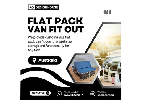 Flat pack van fit out