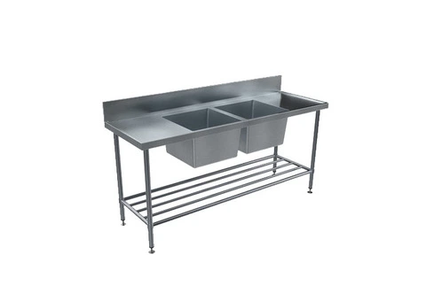 Stainless Steel Bench With Sink